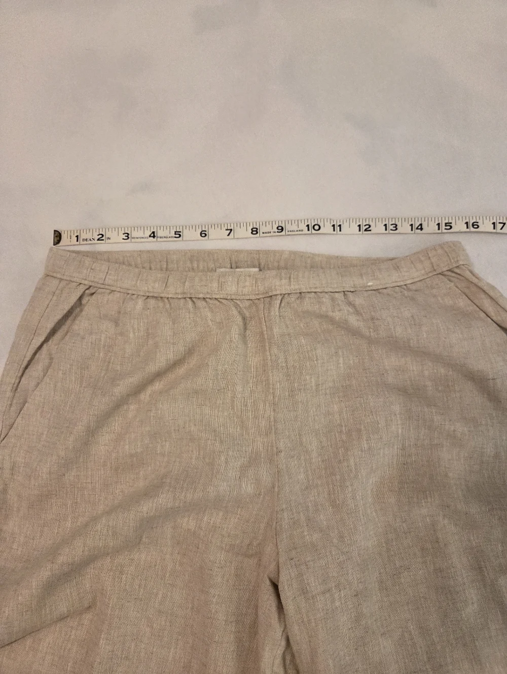 Abercrombie & Fitch Light Beige Wide Leg Pants